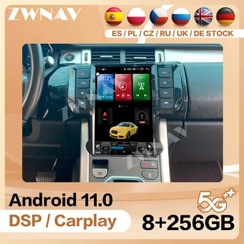 Carplay GPS.Аудио Радио Tesa-Для Land Rover Evoque 2014-2018 1 Din Android Мультимедийный Плеер С Автоматическим Сенсорным Экраном Стерео Головное устройство
