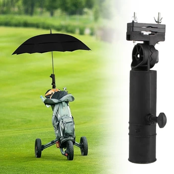 Регулируемый гольф-клуб тележка зонтик держатель универсальный для гольфа тележки зонтик стенд для коляски инвалидной коляске, Спорт на открытом воздухе