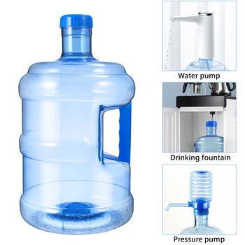 Уличная бутылка для воды Большой емкости 5Л Толстый Кувшин для питьевой минеральной воды Портативные Ведра для хранения воды в походе на открытом воздухе